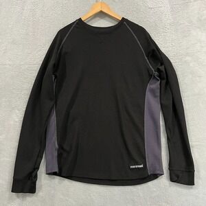 Real Tree Top Men's Large Gray Black Camouflage Long Sleeve Shirt Hunting Forest